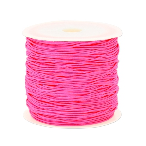 Filo nylon trecciato mm. 0.8 Rosa Elettrico x m.50