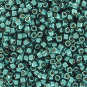 Miyuki Delica Duracoat 11/0 DB1847 - Schiuma marina scura galvanizzata x8g
