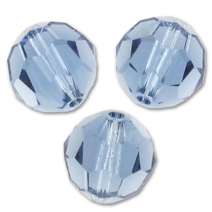 PureCrystal 5000 Perle rotonde da 4 mm - Blu Denim x20