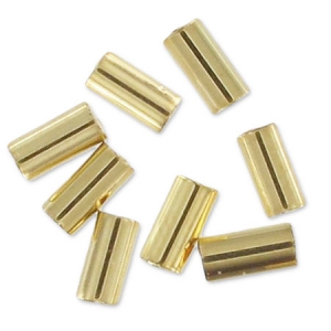 Bugles Miyuki mm. 3 BGL1-193 - 24kt Gold Light Plated x5g