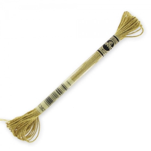 Filo da ricamo DMC Moulinè Effetto Luce Gold (3821) x8m