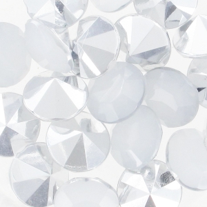 Cabochon tondo mm.8 White Opal x20