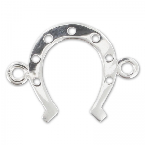 Intercalare Ferro di cavallo 2 fori 19 mm Argento 925 x1