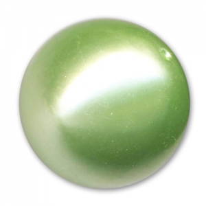 Perlina imitazione mm.24 Green x1