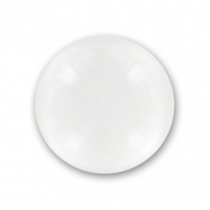 Cabochon lente di vetro mm.   8 Crystal