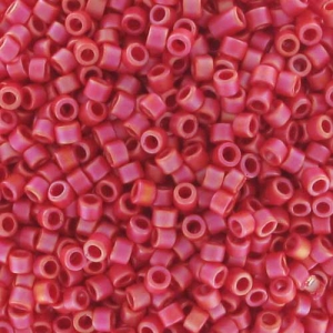 Miyuki Delica 11/0 DB0874 - Mat Opaque Red AB