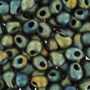Mini-gocce Miyuki mm. 3.4 DP28-2008 - Mat Met Patina Iris x8g