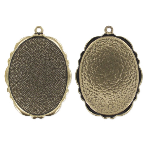 FINGERINSPIRE 30 pz 40x30 mm Retro Piatto Ovale Strass Acrilico Blu Gioielli Autoadesivi Grande Ovale Retro Piatto Gemme di Plastica Decorazioni da Incollare Gioielli per Creazione di Costumi Cosplay