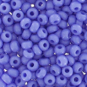 Preciosa Perla rocailles 9/0 2,5 mm - Azzurro opaco x 20 g