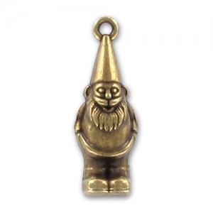 Pendente nano da giardino mm. 33 gold bronze x1