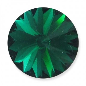 Cabochon PureCrystal 1122 Rivoli mm. 14 Emerald