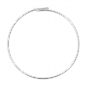 Orecchini da decorare mm. 45 x mm. 0.7 in Argento 925 x2