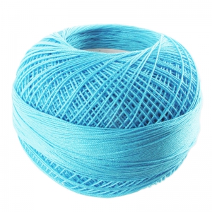 Filo cotone Lizbeth taglia 20 Light Ocean Turquoise n°658 x192m