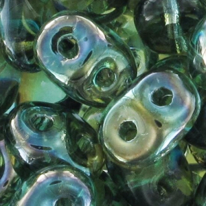 SuperDuo mm. 2.5x5 Aquamarine Celsian x10g