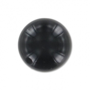 Perline mezzo forate mm. 8 Black Onyx x2