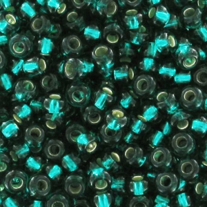 Perla Preciosa 11/0 da 2 mm - Emerald Silver Lined x 20 g