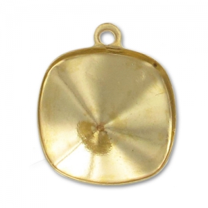 Castone da incollare PureCrystal 4470 mm. 12 1 anellini dorato x1