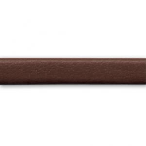 Laccetto cuoio rigenerato doppio lato mm. 3 Bruno xm.1