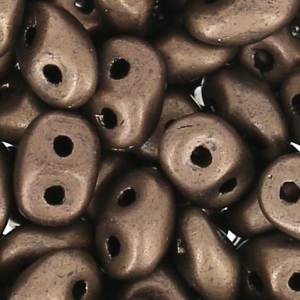 SuperDuo mm. 2.5x5 Dark Bronze Mat x10g