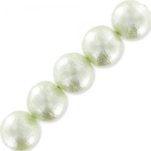 Cotton Pearls Miyuki 14 mm Verde d'acqua x4