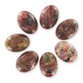 Cabochon ovale mm. 18x13 Leopard