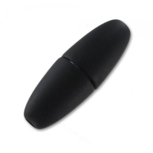 Chiusura magnetica 31 mm per cordone 3 mm Nero opaco x1