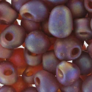 Mini-Gocce Miyuki mm. 3.4 DP134FR - Mat Tr Dark Topaz AB x8g