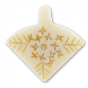 Pendente in osso mm. 34 Naturale x1