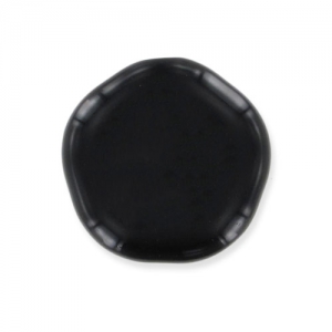 Disco piatto irregolare mm. 14 Nero x1