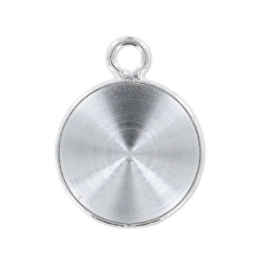 Castone pendente da incollare PureCrystal 1122 mm. 10 argento