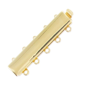 Chiusura 5 file mm. 9x30 dorato