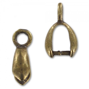 Ganci per pendenti mm. 11 bronzo x4