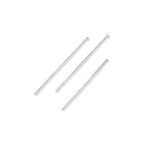 Spillo con testa piatta in Acciaio inox mm. 25x1.5x0.6 x10