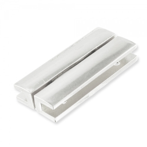 Chiusura magnetica mm. 40x18 argentato x1