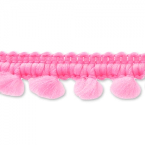Nastro con mini Nappine mm. 11 Rosa Fluo x 1m