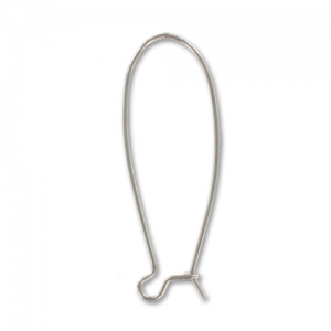 Orecchini filo mm. 38 Acciaio inox 304 x2