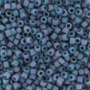Miyuki Delica 11/0 DB0376 - Mat Metallic Steel Blue Luster