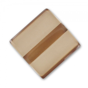 Quadrato mm. 26 Smoked Topaz x1