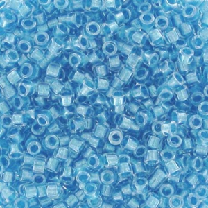 Miyuki Delica 11/0 DB0905 - Sparkling Blue Lined crystal