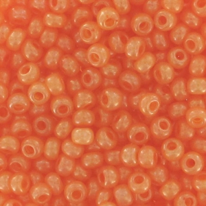 Perla Preciosa 11/0 da 2 mm - Arancione Alabaster x 10 g