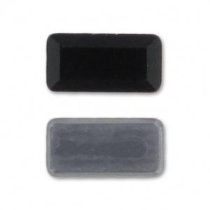 Strass Hotfix Rectangles PureCrystal 2510 5x2.5mm Jet x10