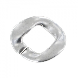 Anello attorcigliato separatore 37mm argentato antico x1