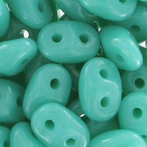 SuperDuo mm. 2.5x5 Turquoise Green x10g