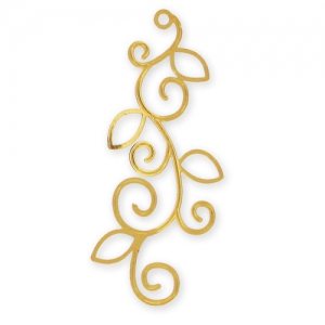 Separatori leggeri fogliame mm. 40x16 dorato x20