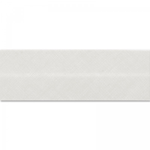 Sbieco in policotone mm. 20 Bianco x 1m