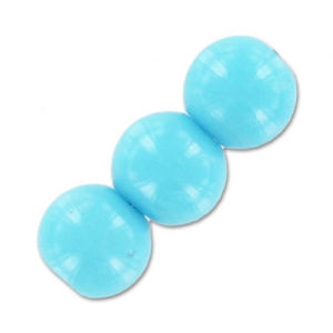 Tonde mm. 4 Aquamarina x20