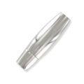 Chiusura magnetica per cordoni mm. 2 Acciaio inossidabile x1