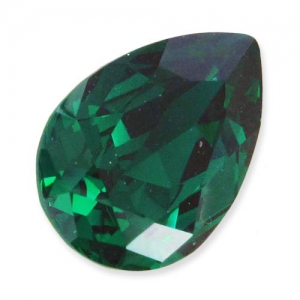 Cabochon PureCrystal 4320 pera mm. 14x10 Emerald x1