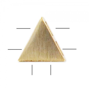 Separatore triangolo 7 mm dorato spazzolato HQ