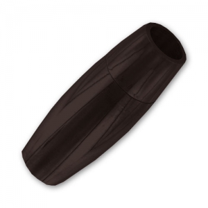 Chiusura magnetica per cordoni 6mm in Acciaio Inox Nero x1